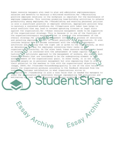 Human Resource Management Practices