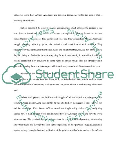 The Souls of Black Folks by DuBois