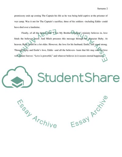 I Am My Brothers Keeper