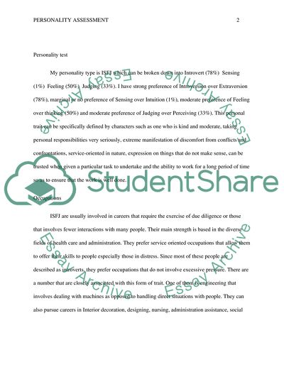 Personality Assessment