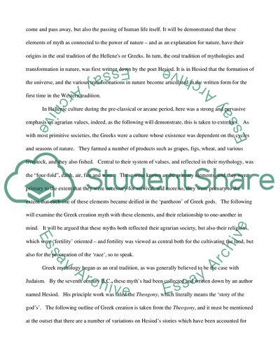 Classical Mythology and the Myth of Er in the Republic