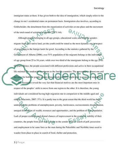 Immigration, Race and Ethnic Relations