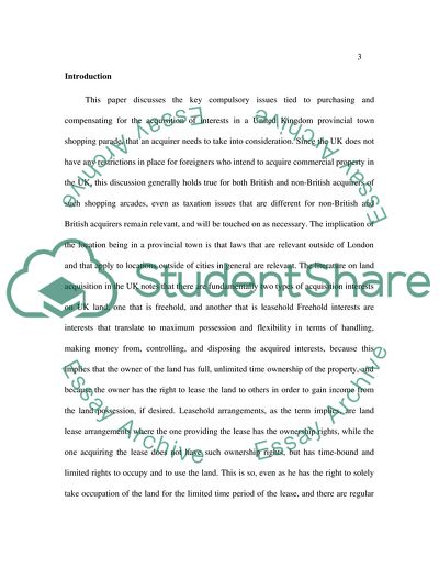 Valuation and Law in The United Kingdom