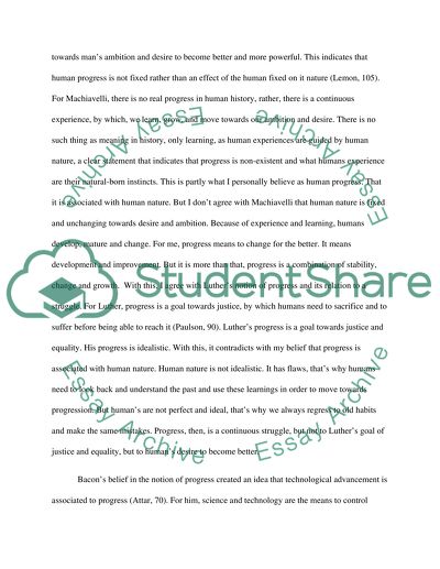 Progression in History