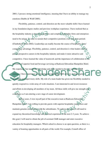 Personal development