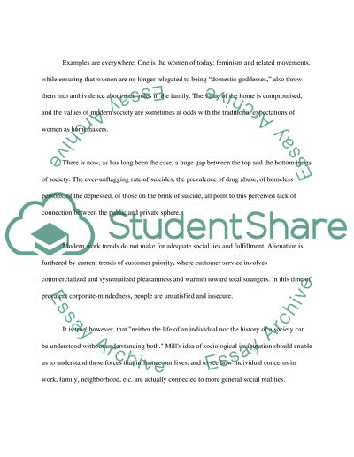 Individuals in Consumer Society