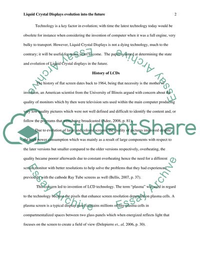 Liquid Crystal Displays evolution into the future