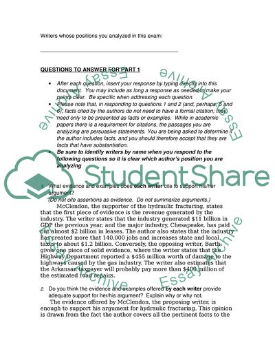 Critical Thinking Proficiency Exam
