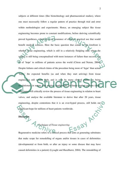 Twenty years of Tissue Engineering Heart Valves: More Hype than Hope