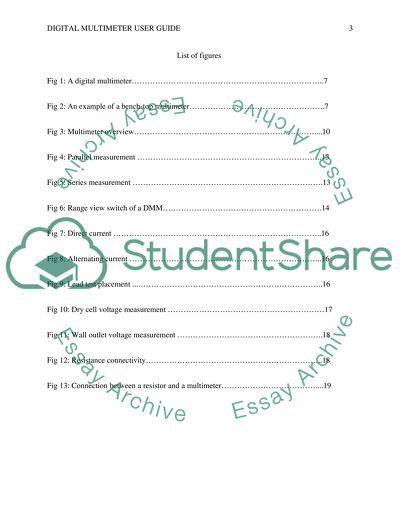 Digital Multimeter Userd Guide