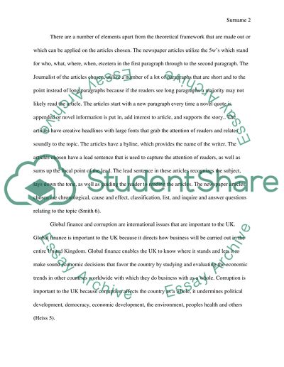 Foreign Newspaper Report