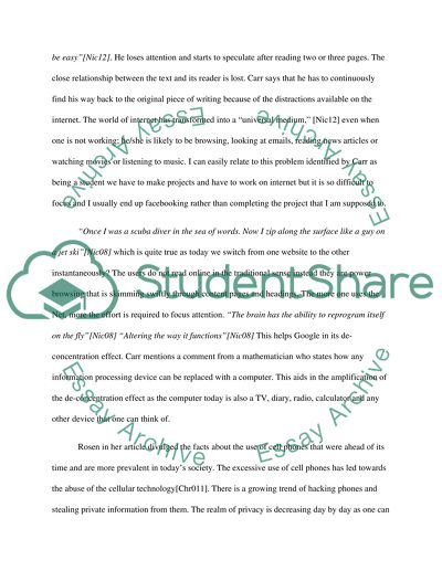 Is Google Making Us Stupid