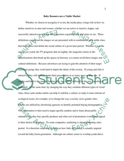 Baby Boomers are a Viable Market