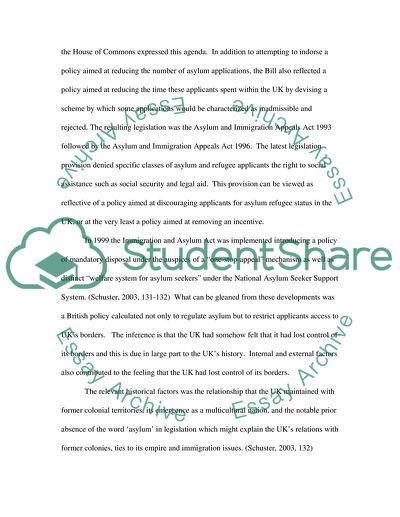 Findings: The Maintaining Of Safe and Secure Borders