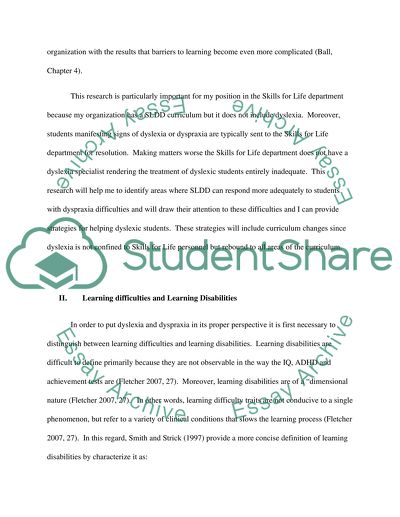 Specific Learning difficulties and disabilities that restrict language acquisition