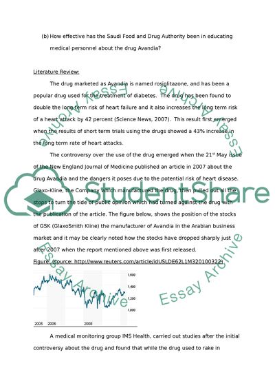 The General Guidelines Provided by the Saudi Food and Drug Authority
