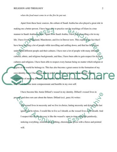 What are the sources of my identity