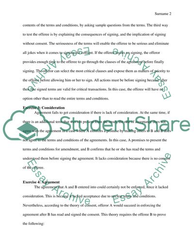 Court Terms Law Assignment
