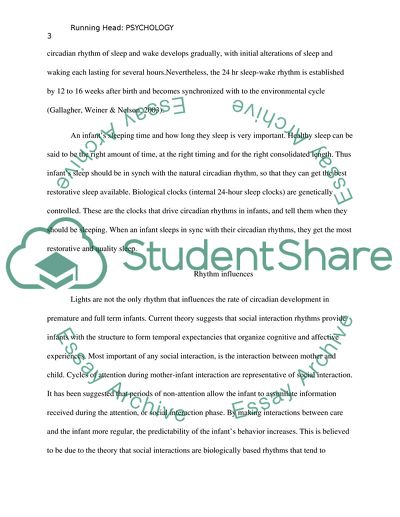 Psychology: Circadian Rhythm