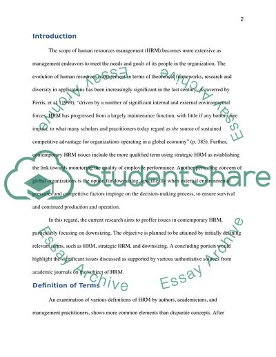 Contemporary issues in managing human resources