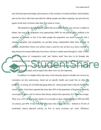 Health and financial incentive