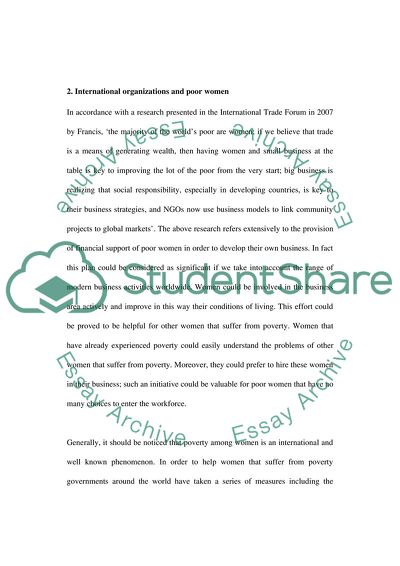 Microfinance as a Development Strategy amongst Poor Women