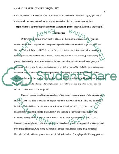 Current Statistics on Gender Inequality