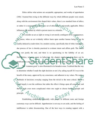 Chapter Reaction Paper