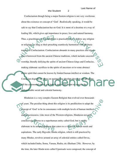 Western religions essay image