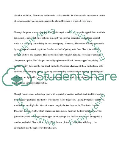 Fibre optical cables image