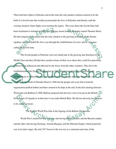 Britain and the Creation of Israel