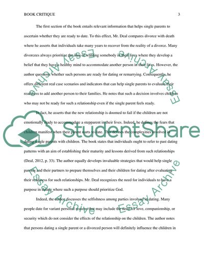 Dating and the Single Parent in 2012