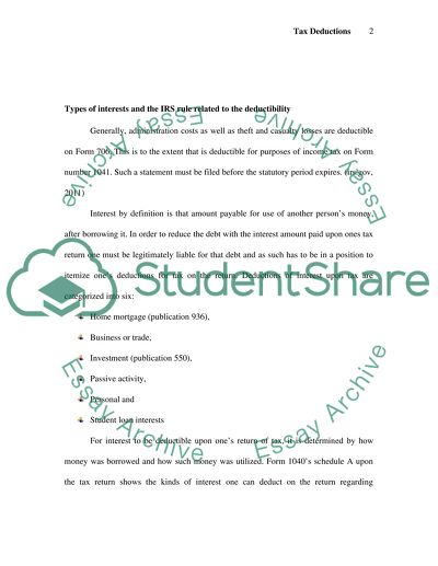 Should Investment-Related Interest Be Deductible for Tax Purposes