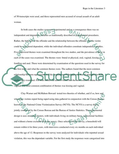 The Rape of Adult Women