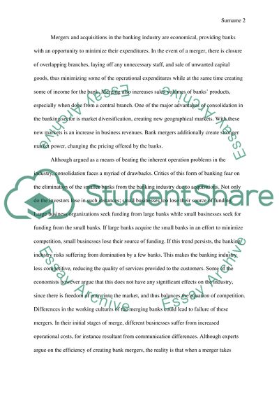 Merits and Disadvantages of Banking Consolidation