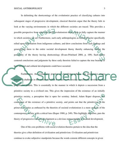 The Major Problems with the Evolutionist Practice of Classifying Cultures