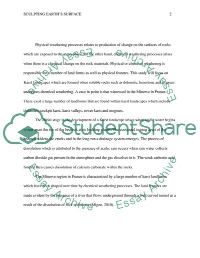 Sculpting Earths Surface