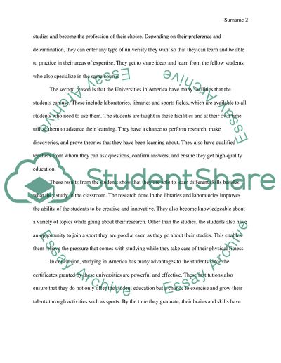 The American Universities