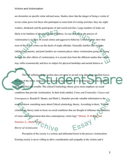 Theoretical Explanations of Victims and Victimology