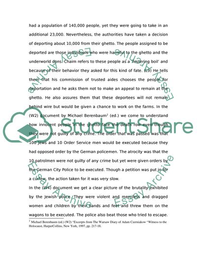 History of Ghettoisation