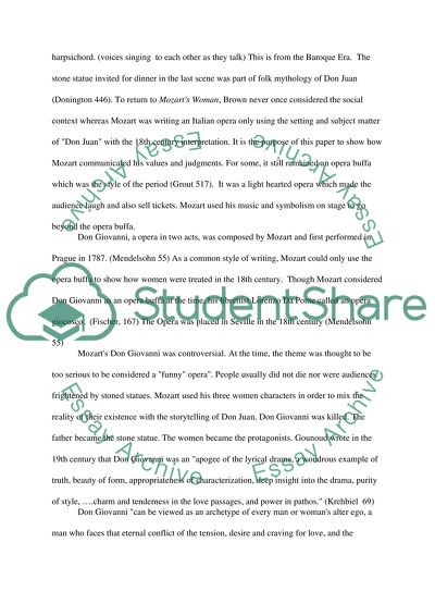 Donna Anna, Donna Elvira, and Zerlina: Mozarts Don Giovanni