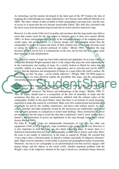 Maps as a Form of Communication