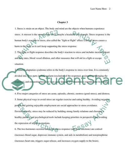 Adaptation Syndrome in Psychology