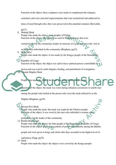 Art and Architecture of Africa-Pictures