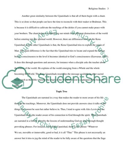 Religion - The Upanishads