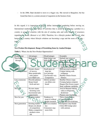 International Marketing Mix Tutbury Crystal