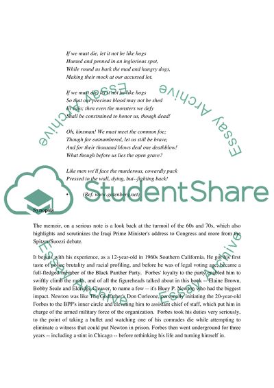 Biographical Issues of Flores A. Forbes