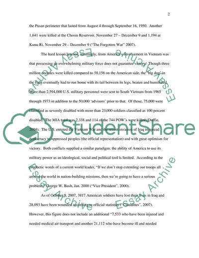 Wars Without Congressional Declaration of War