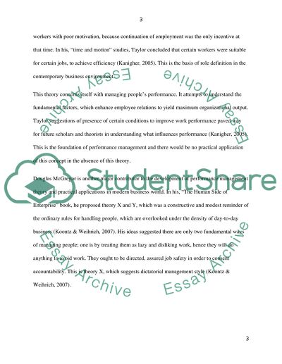 Performance Management Development