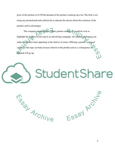 Marketing Strategy for Trap-Ease America